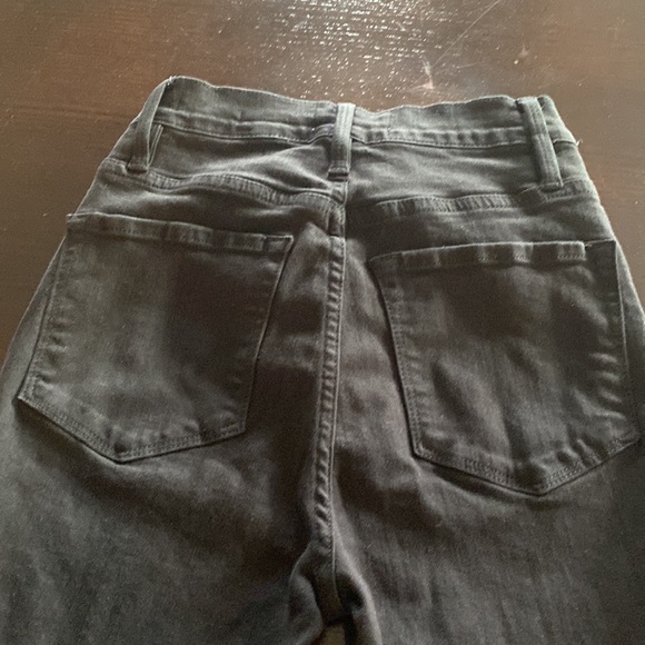 Ali high rise cigarette Frame black jeans - Picture 4 of 4